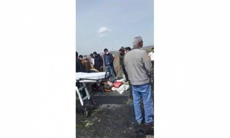 Diyarbakır'da takla atan araçta bulunan 4 kişi ağır yaralandı