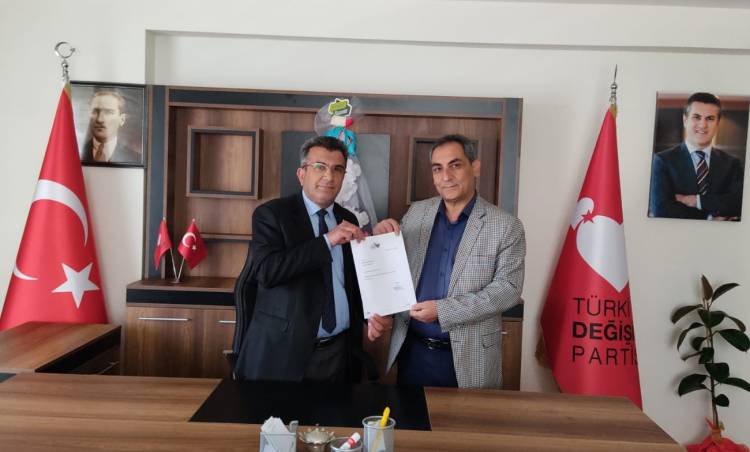 Türkiye Değişim Partisi Yenişehir İlçe Başkanlığı’na Ercan Akçay getirildi