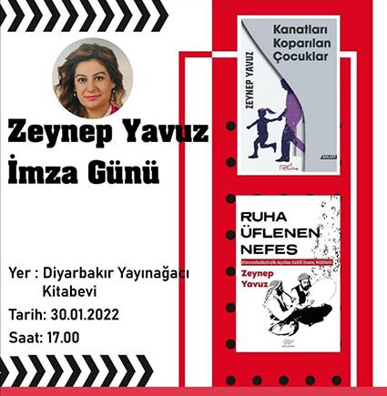 Yazar Zeynep Yavuz'dan imza gününe davet